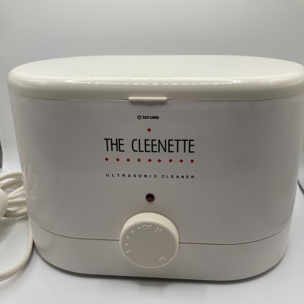 The Cleenette Ultrasonic Cleaner Jewelry Dentures Eyeglasses